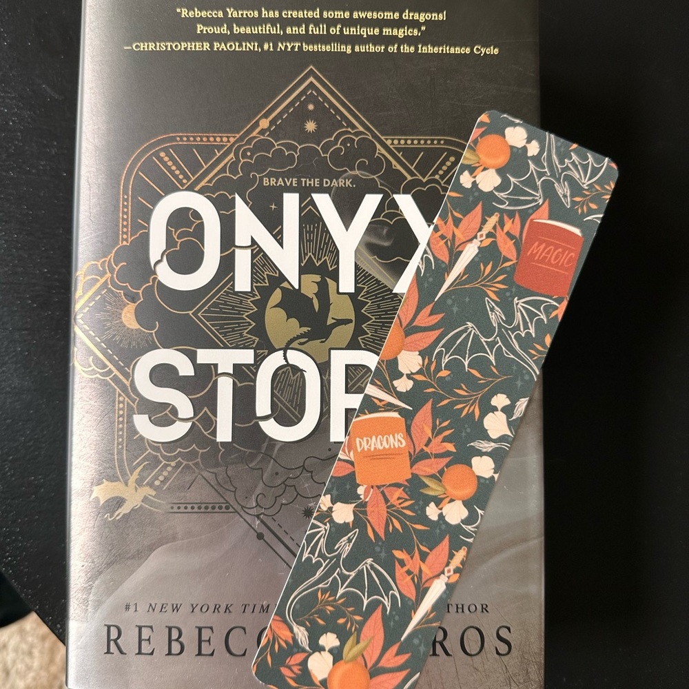 Special Edition Onyx Story Book with Floral Bookmark